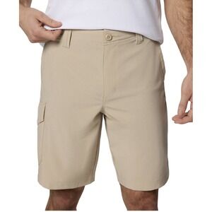 Columbia Eaglecrest Shorts Mens 42 x 10" Inseam Khaki Hiking Outdoor Performance